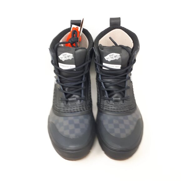 Vans Standard Mid Snow MTE Winter Boot Waterproof Mens Size 11 US Black Checker - Picture 8 of 12